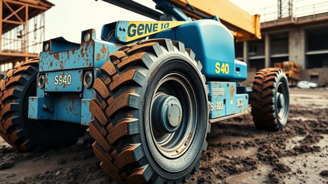 Genie S-40 Arazi Lastik Bakımı ve Ömrü