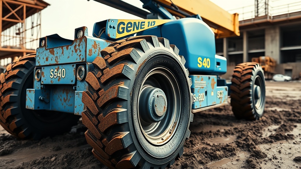 Genie S-40 Arazi Lastik Bakımı ve Ömrü