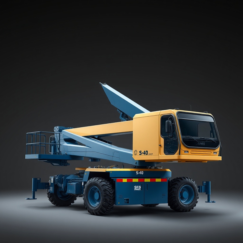 Genie S-40 çalışma sahasında
