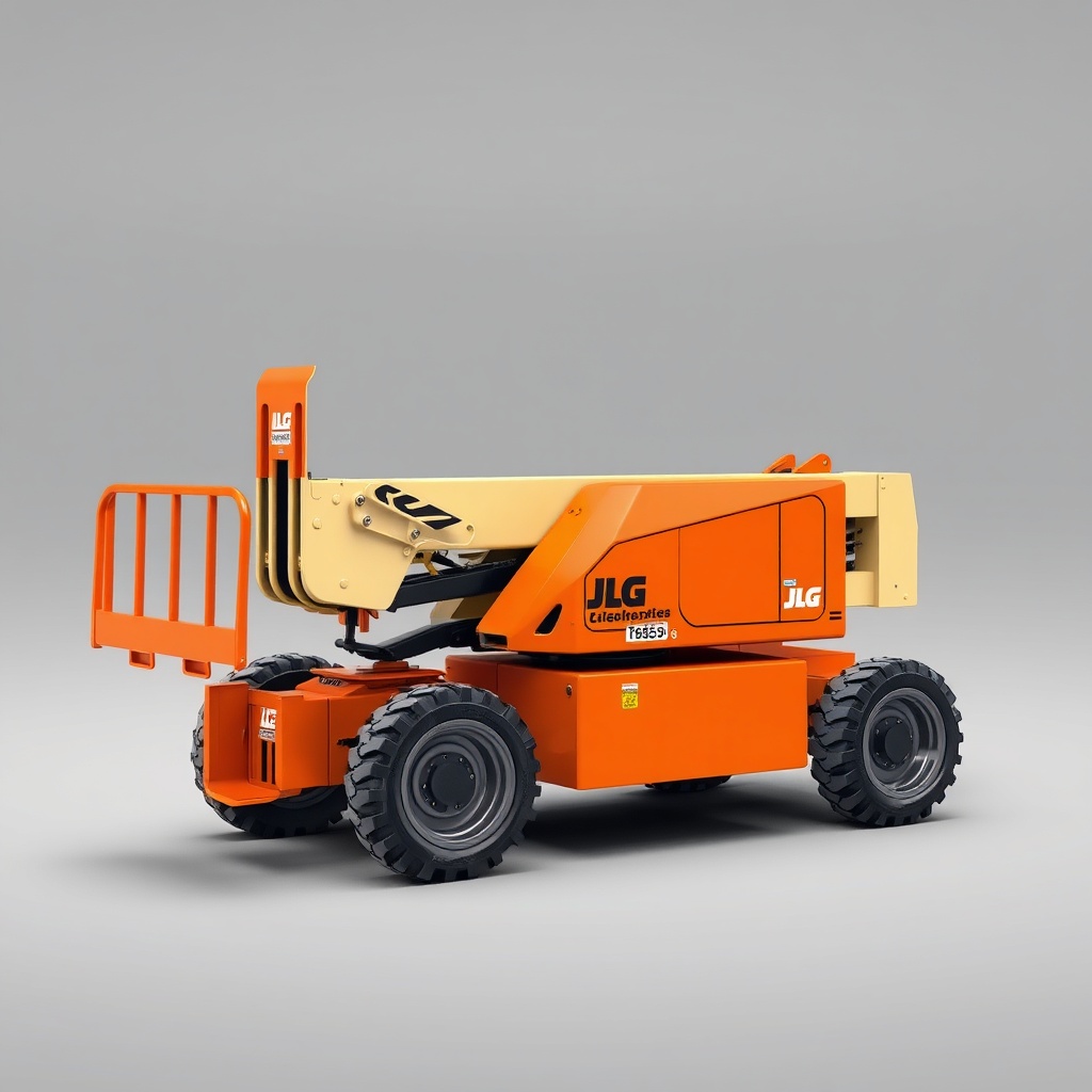 JLG 2646ES’in şarj portu ve akü kutusu açık halde